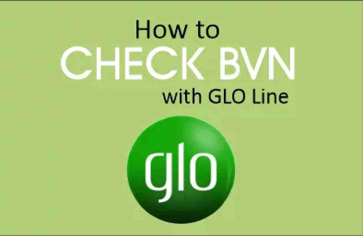 how to check bvn with glo number