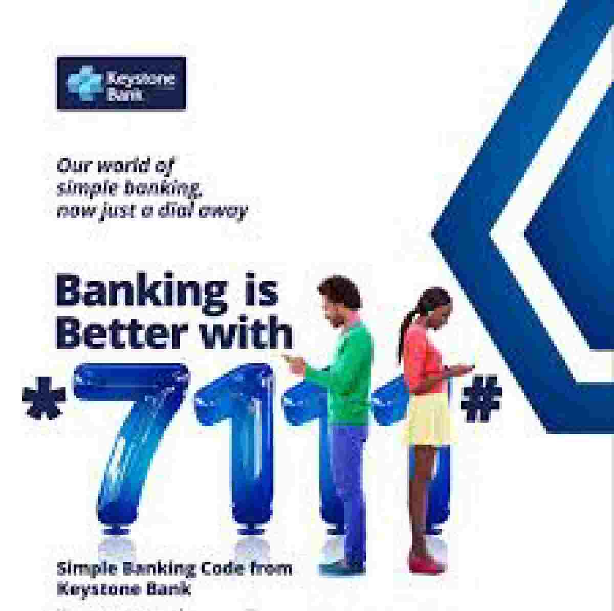 keystone bank account balance code