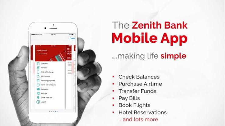 zenith bank mobile app