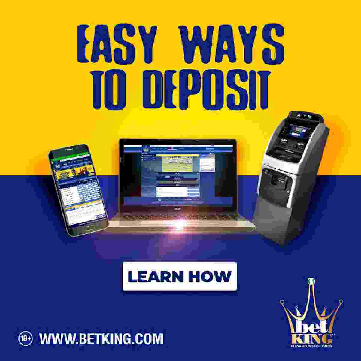 deposit money into betking account