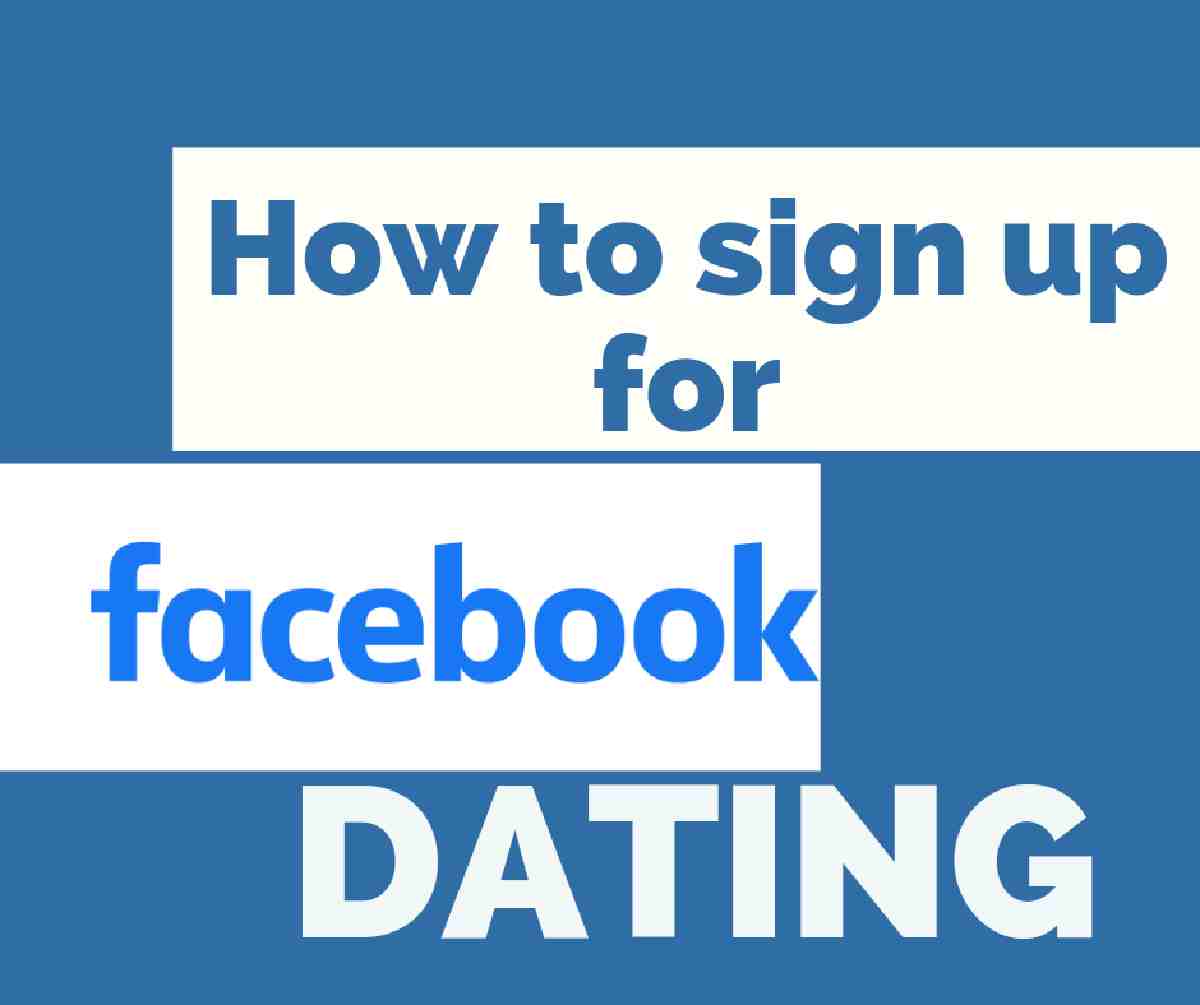 How to sign up for fb dating