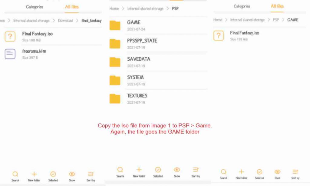 how to install and play ppsspp games on android emulator
