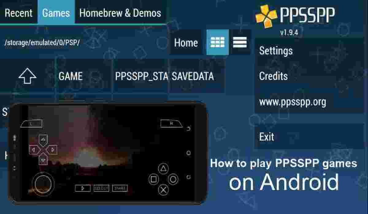 how to play ppsspp games on android phone