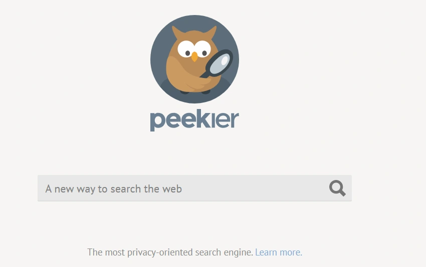 Peekier search engine