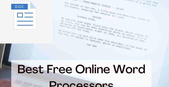 Best Free Online Word Processors